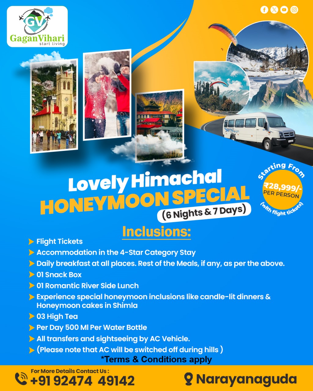 Lovely Himachal Honeymoon Special